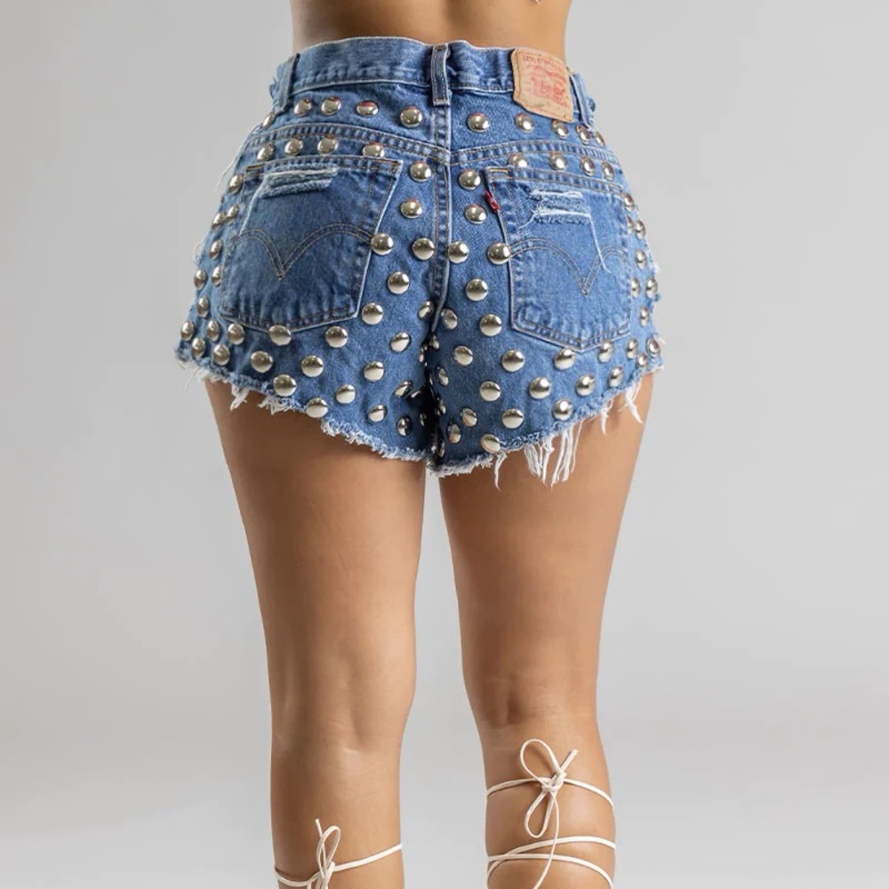 Levi Strauss & Co. studded shorts